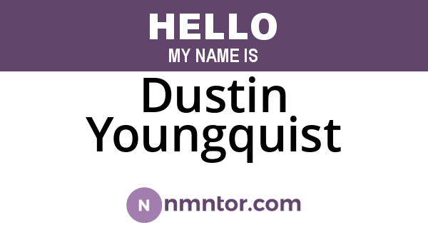 Dustin Youngquist