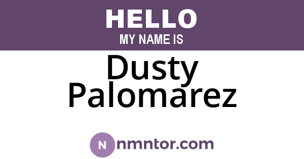 Dusty Palomarez