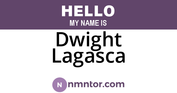 Dwight Lagasca