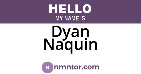 Dyan Naquin