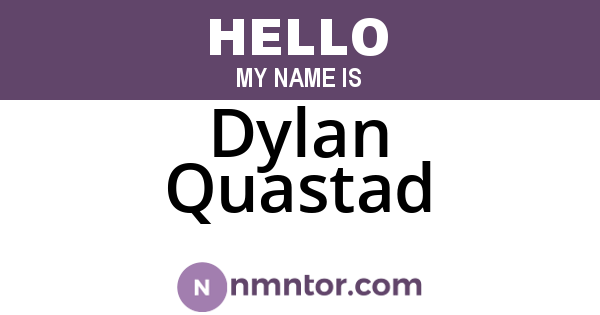 Dylan Quastad