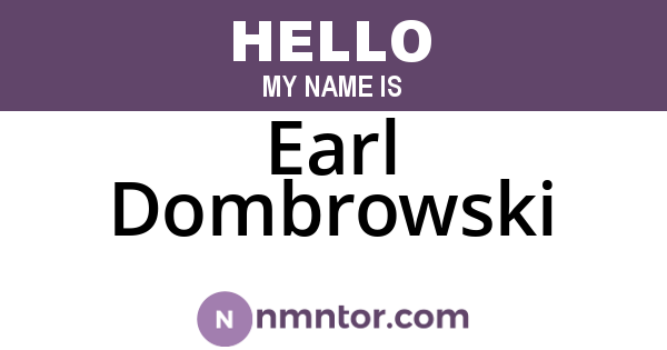 Earl Dombrowski