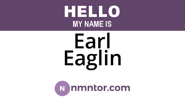 Earl Eaglin
