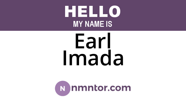 Earl Imada
