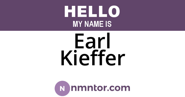 Earl Kieffer
