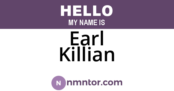 Earl Killian