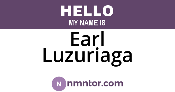 Earl Luzuriaga