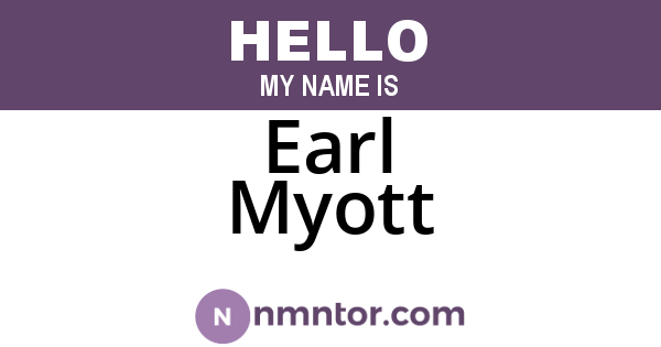 Earl Myott