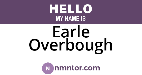 Earle Overbough