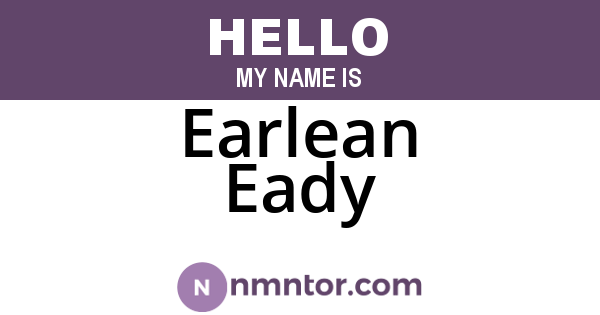 Earlean Eady