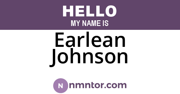 Earlean Johnson