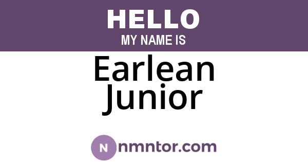 Earlean Junior