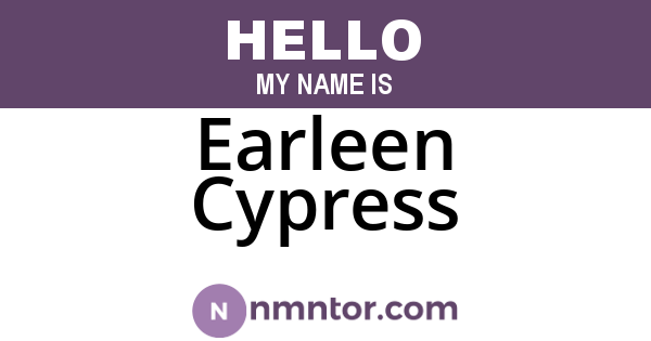 Earleen Cypress