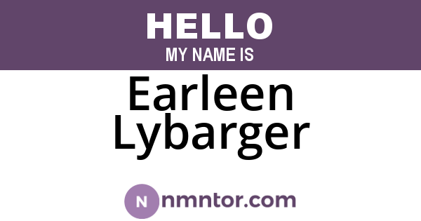 Earleen Lybarger