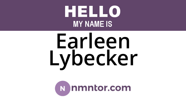 Earleen Lybecker