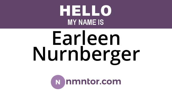 Earleen Nurnberger