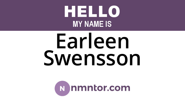 Earleen Swensson