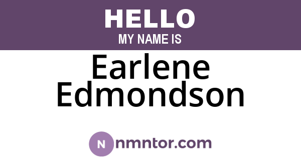 Earlene Edmondson