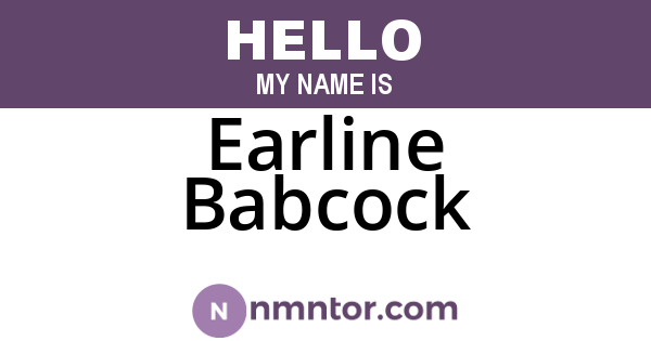 Earline Babcock