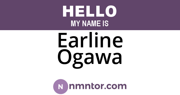 Earline Ogawa