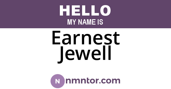 Earnest Jewell