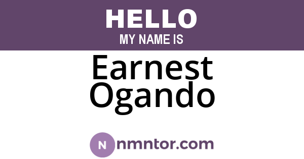 Earnest Ogando