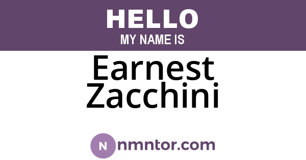 Earnest Zacchini