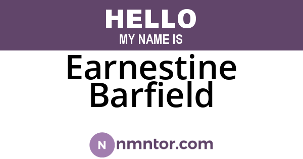 Earnestine Barfield