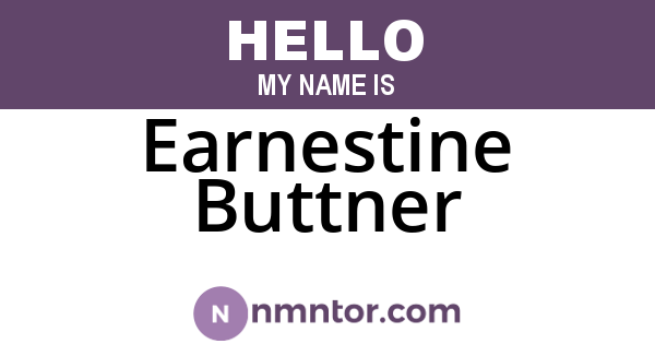 Earnestine Buttner