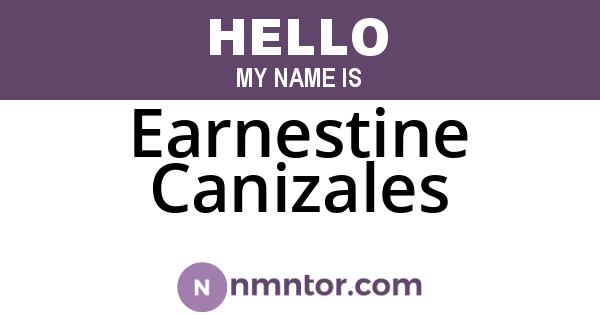 Earnestine Canizales