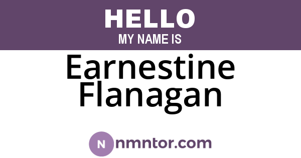 Earnestine Flanagan