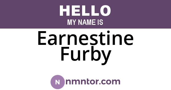 Earnestine Furby