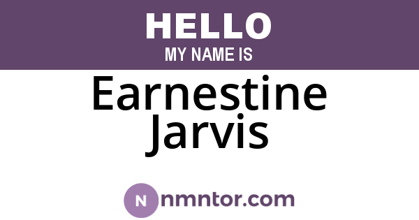 Earnestine Jarvis
