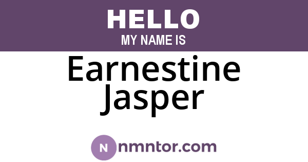 Earnestine Jasper