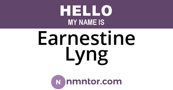 Earnestine Lyng