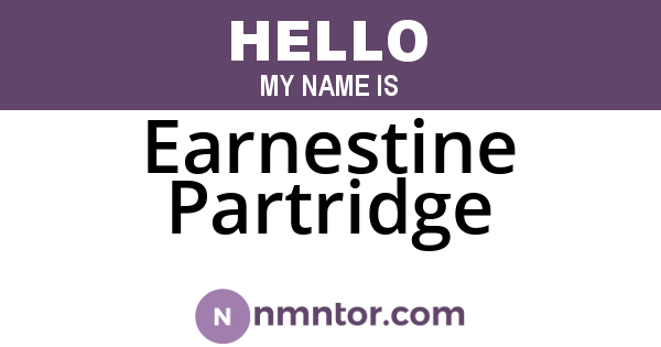 Earnestine Partridge