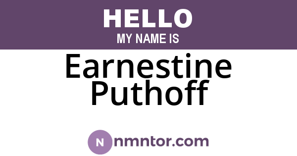 Earnestine Puthoff
