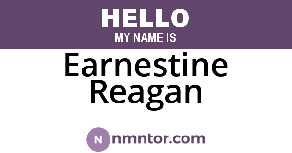 Earnestine Reagan