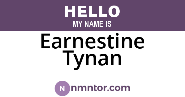 Earnestine Tynan