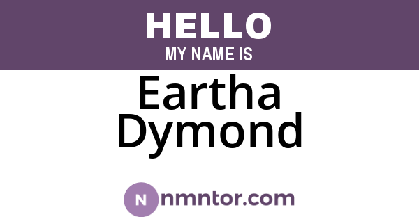Eartha Dymond