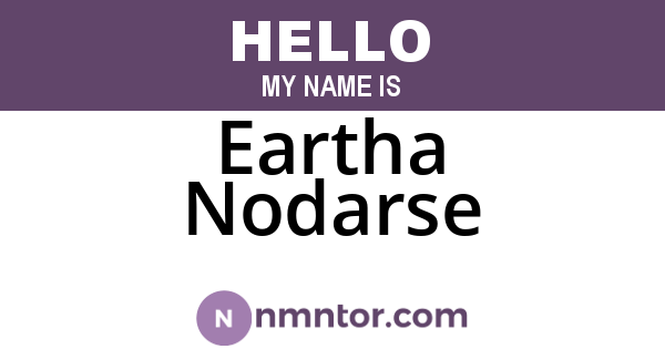 Eartha Nodarse