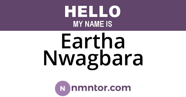 Eartha Nwagbara