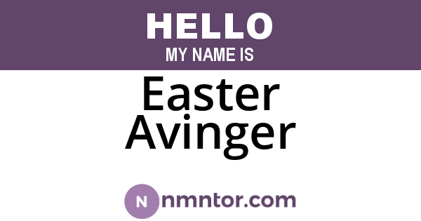 Easter Avinger