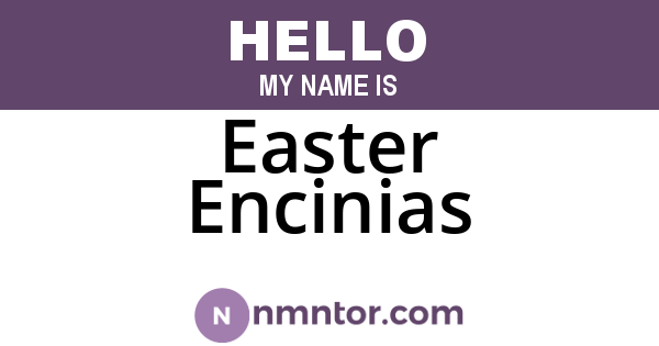 Easter Encinias