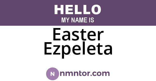 Easter Ezpeleta