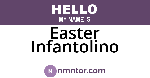 Easter Infantolino