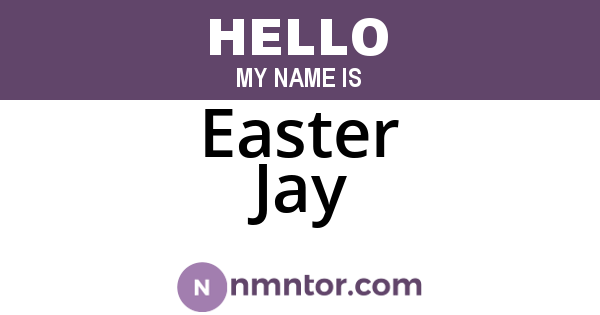 Easter Jay