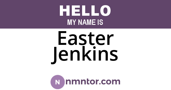 Easter Jenkins