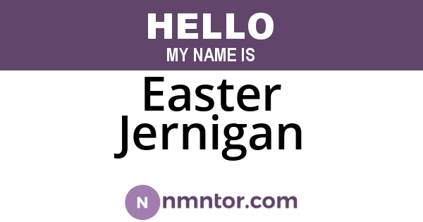 Easter Jernigan