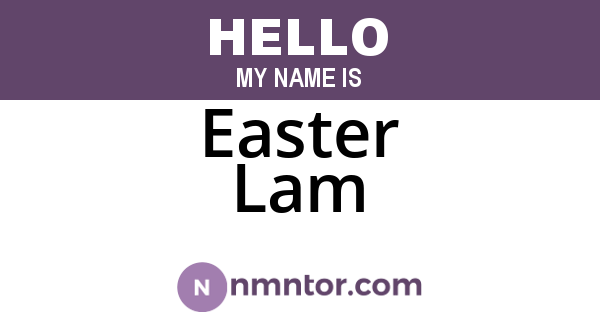 Easter Lam